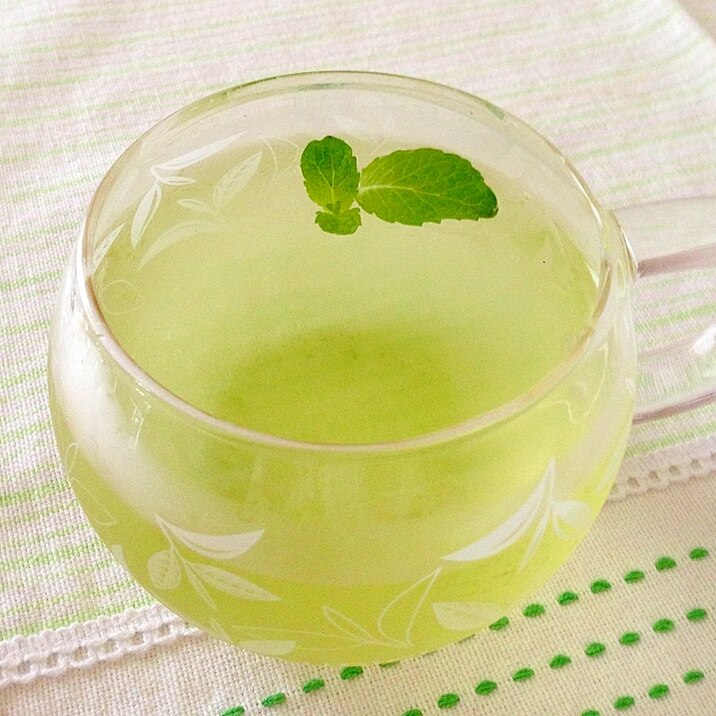 水出しミント冷茶 レシピ 作り方 By ゆず茶55 楽天レシピ